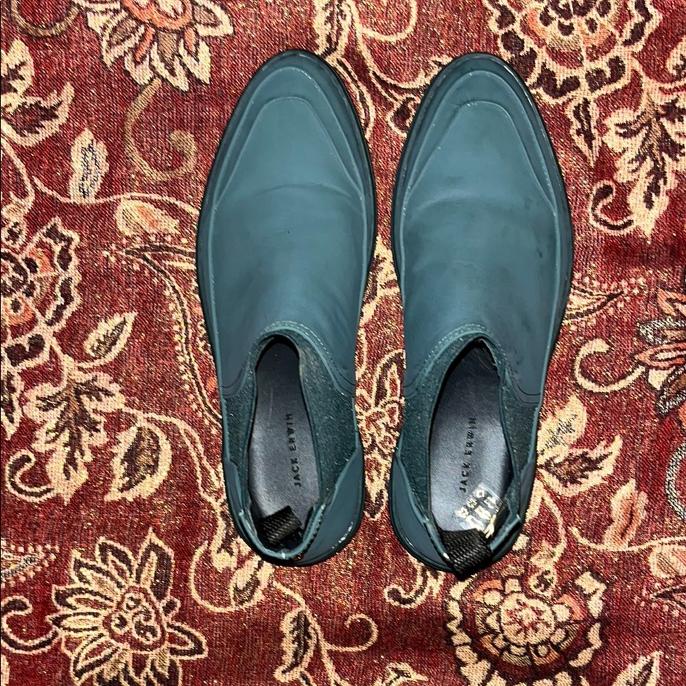 NWOT JACK ERWIN Women 7 Thea Pine Green Chelsea Boot